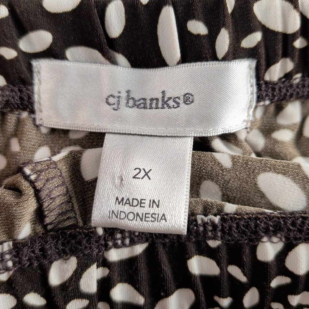 CJ Banks Skirt Black/White - Picture 2 of 4